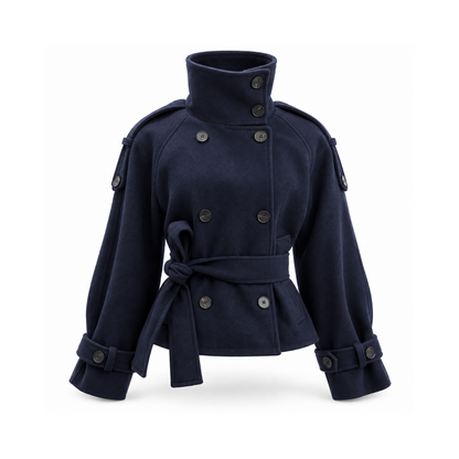 Classy Trenchcoat Navy Blue