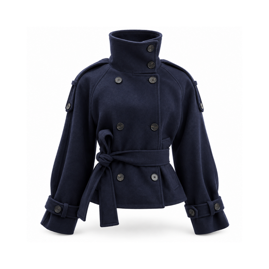 Classy Trenchcoat Navy Blue